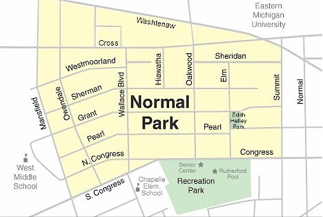 Normal Park Neighborhood, Ypsilanti, Michigan